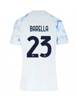 Inter Milan Nicolo Barella #23 Replika Borta Kläder Dam 2025-26 Kortärmad